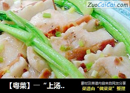 【粵菜】――“上湯麒麟魚”封面圖