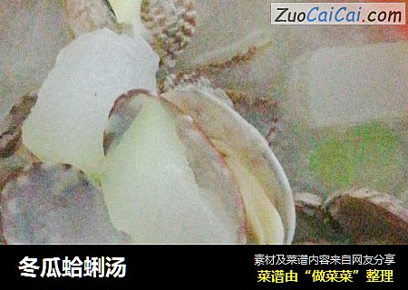 冬瓜蛤蜊湯封面圖
