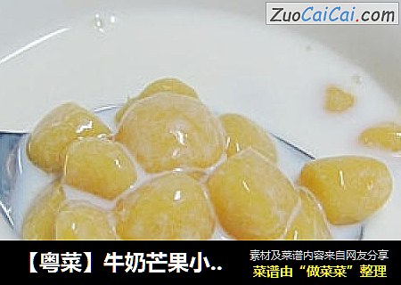 【粵菜】牛奶芒果小圓子封面圖
