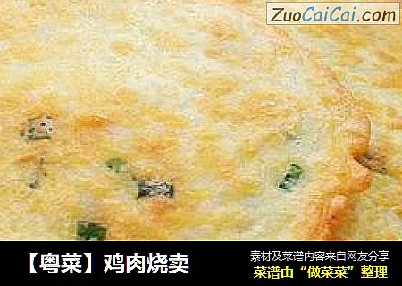 【粵菜】雞肉燒賣封面圖
