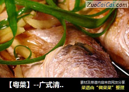 【粤菜】--广式清蒸黄鱼