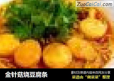 金針菇燒豆腐條封面圖