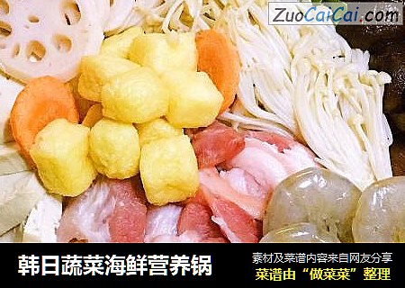 韓日蔬菜海鮮營養鍋封面圖