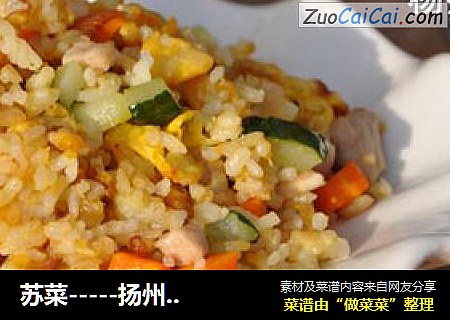 蘇菜-----揚州炒飯封面圖
