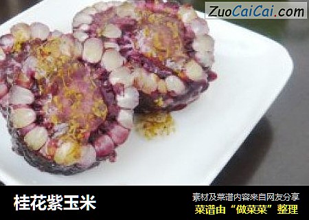 桂花紫玉米
