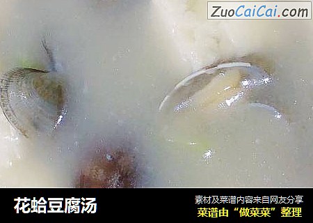 花蛤豆腐汤