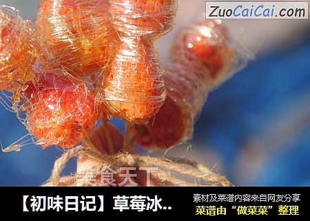 【初味日記】草莓冰糖葫蘆封面圖