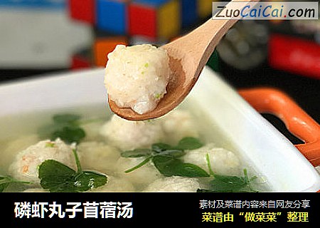 磷虾丸子苜蓿汤