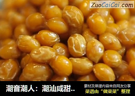 潮音潮人：潮汕鹹甜黃豆封面圖