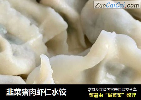 韭菜豬肉蝦仁水餃封面圖