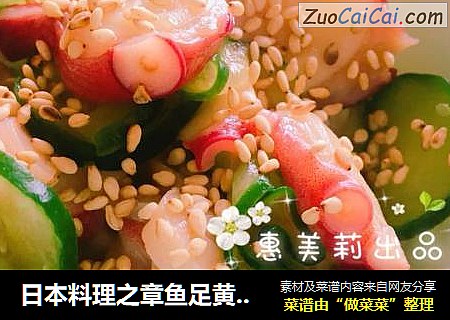 日本料理之章魚足黃瓜清爽低卡沙拉 封面圖