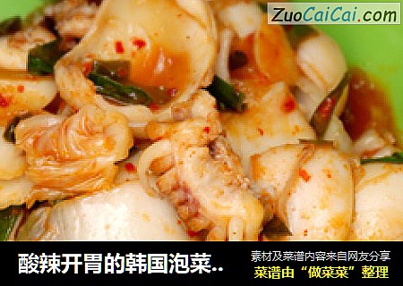 酸辣開胃的韓國泡菜炒墨魚仔封面圖