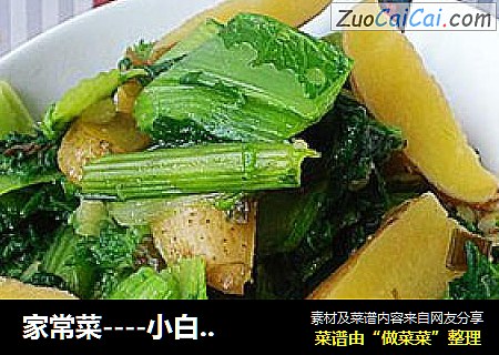 家常菜----小白菜炖土豆封面圖