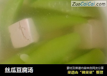 絲瓜豆腐湯封面圖