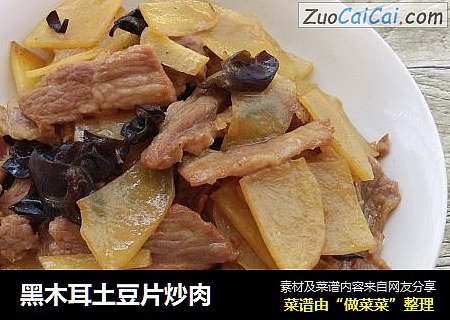 黑木耳土豆片炒肉封面圖