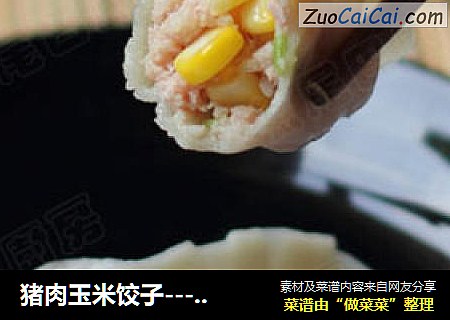 猪肉玉米饺子----第一次包的饺子