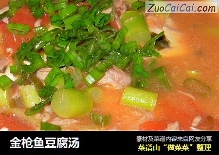 金枪鱼豆腐汤