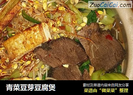 青菜豆芽豆腐煲封面圖