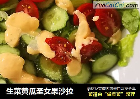 生菜黃瓜聖女果沙拉封面圖