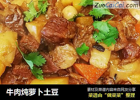 牛肉炖萝卜土豆