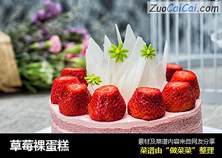 草莓裸蛋糕封面圖