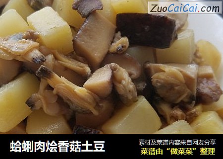 蛤蜊肉燴香菇土豆封面圖