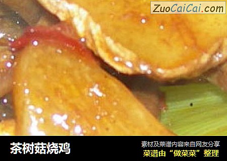 茶树菇烧鸡