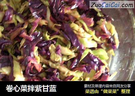 卷心菜拌紫甘蓝
