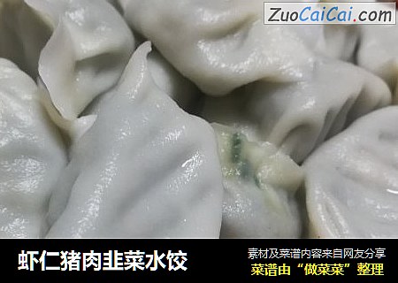 蝦仁豬肉韭菜水餃封面圖