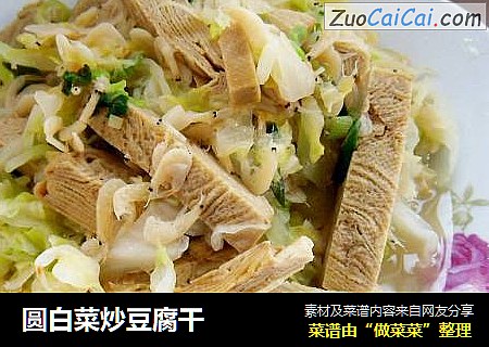 圓白菜炒豆腐幹封面圖