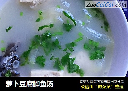 蘿蔔豆腐鲫魚湯封面圖