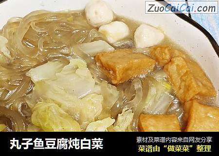 丸子鱼豆腐炖白菜