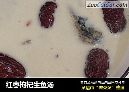 红枣枸杞生鱼汤