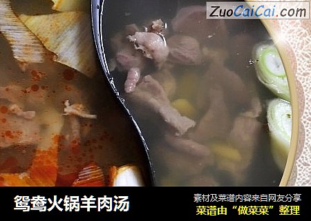 鸳鸯火锅羊肉汤