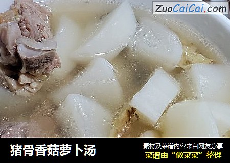 猪骨香菇萝卜汤