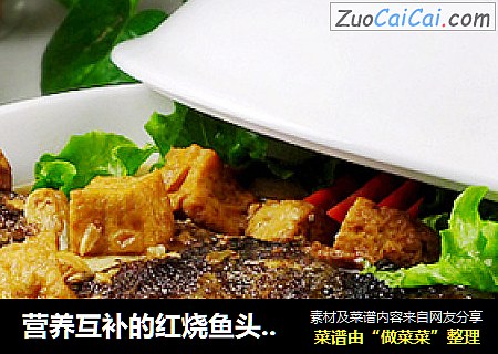 营养互补的红烧鱼头炖豆腐