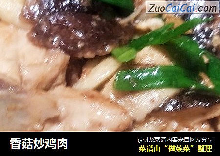 香菇炒雞肉封面圖