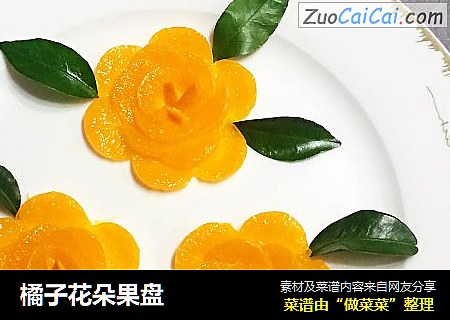 橘子花朵果盤封面圖