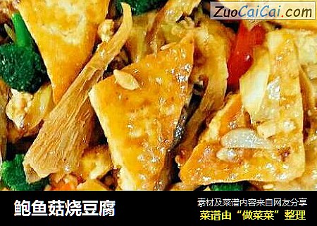 鮑魚菇燒豆腐封面圖