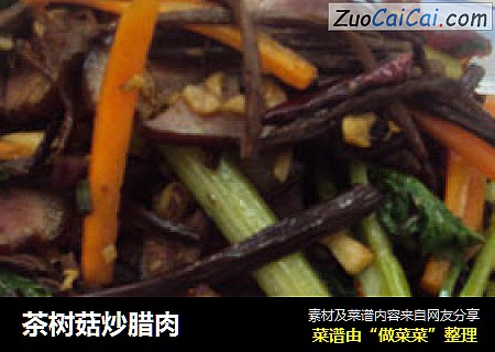 茶樹菇炒臘肉封面圖