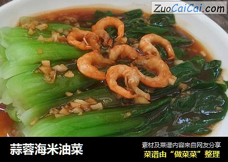 蒜蓉海米油菜