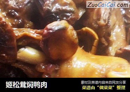 姬松茸焖鴨肉封面圖