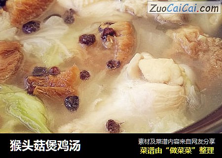 猴頭菇煲雞湯封面圖