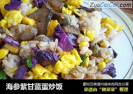 海參紫甘藍蛋炒飯封面圖