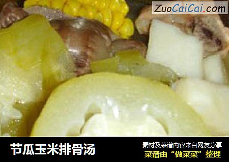 節瓜玉米排骨湯封面圖