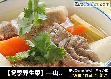 【冬季養生菜】—山藥胡蘿蔔炖羊肉封面圖