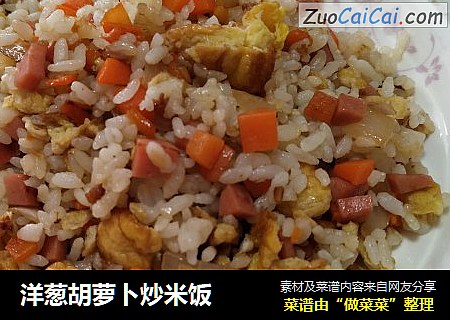 洋蔥胡蘿蔔炒米飯封面圖