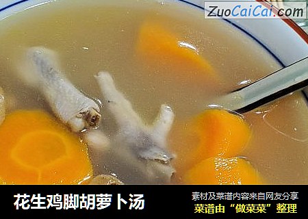 花生鸡脚胡萝卜汤