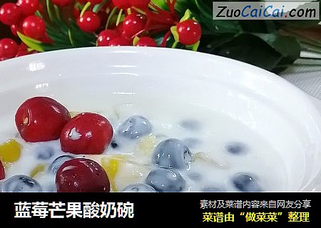蓝莓芒果酸奶碗