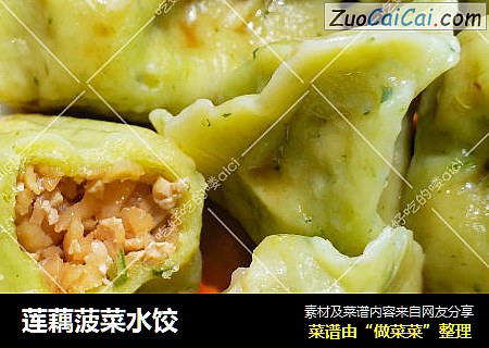 莲藕菠菜水饺